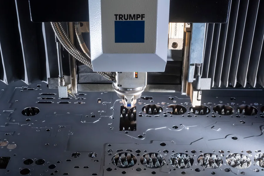 TRUMPF laser cutting system on the shop floor